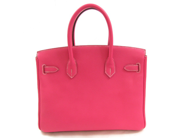 エルメス バーキン30/ハンドバッグ/ローズティリアン×ルビー(シルバー金具)/エプソン